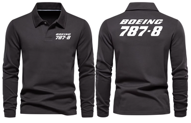 BOEING 787-8 LONG SLEEVE POLO